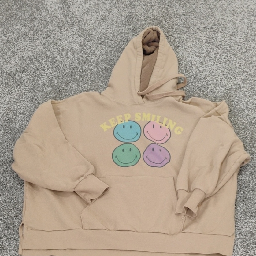 American Eagle Tan 'Seriously Huggable' Hoodie